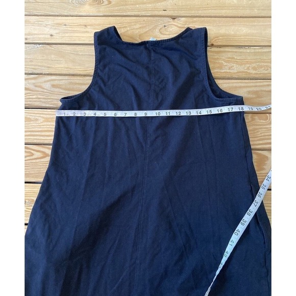 Nordstrom Sleeveless Midi Dress Size Large Women’s Black - Picture 6 of 6